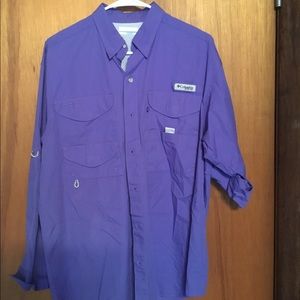 Columbia PFG button down shirt